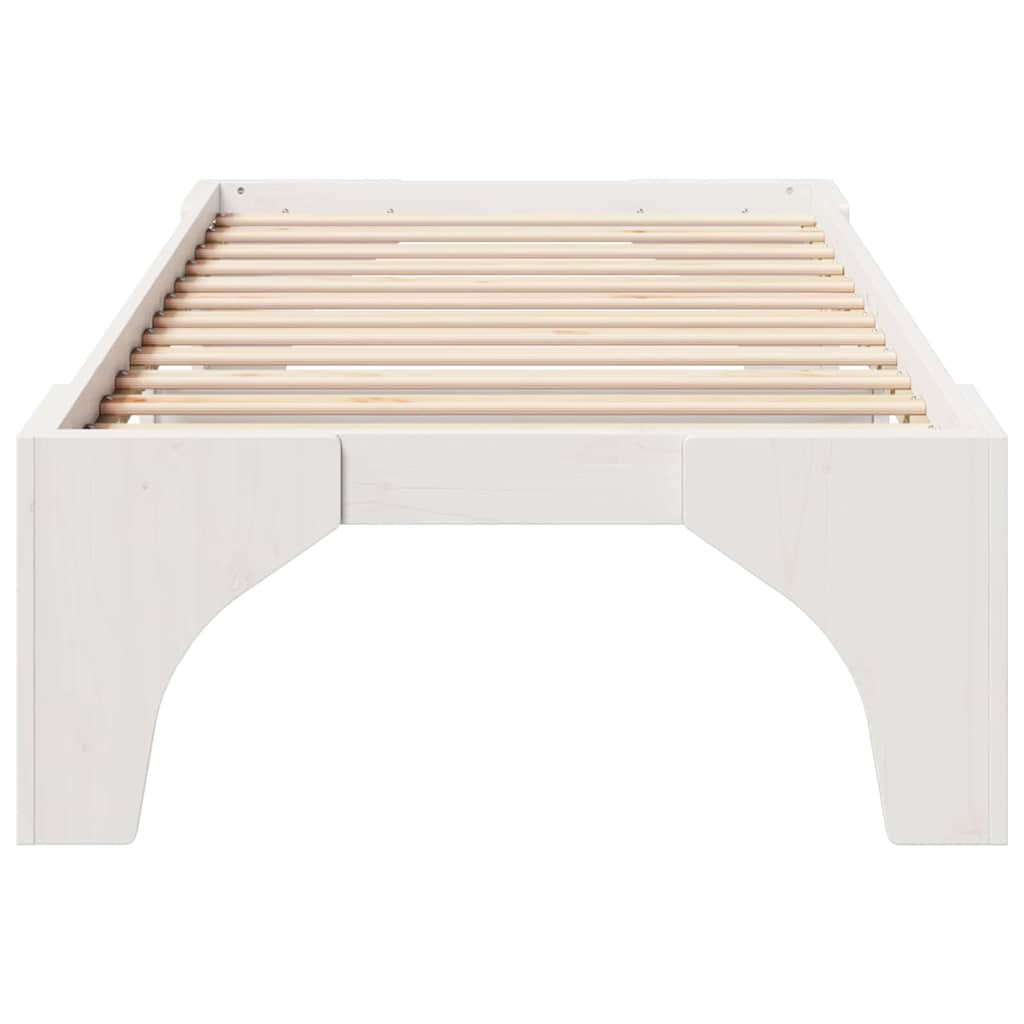 Estructura de cama 100 x 200 cm Madera de pino macizo