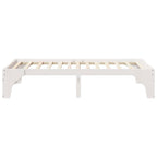Estructura de cama 100 x 200 cm Madera de pino macizo