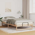 Estructura de cama Marrón 100 x 200 cm Madera de pino macizo