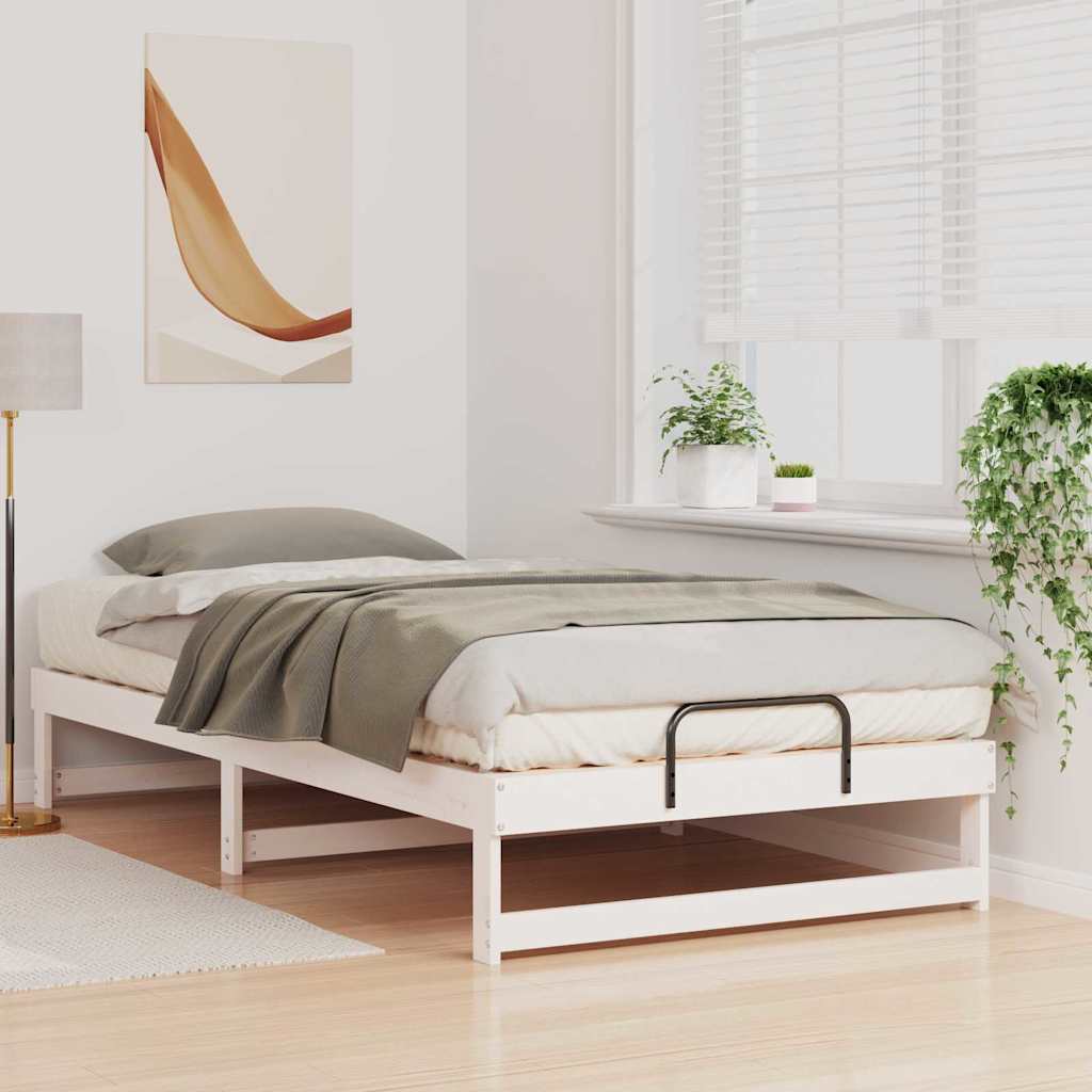 Estructura de cama 100 x 200 cm Madera de pino macizo