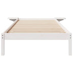 Estructura de Cama con Mesitas 100 x 210 cm