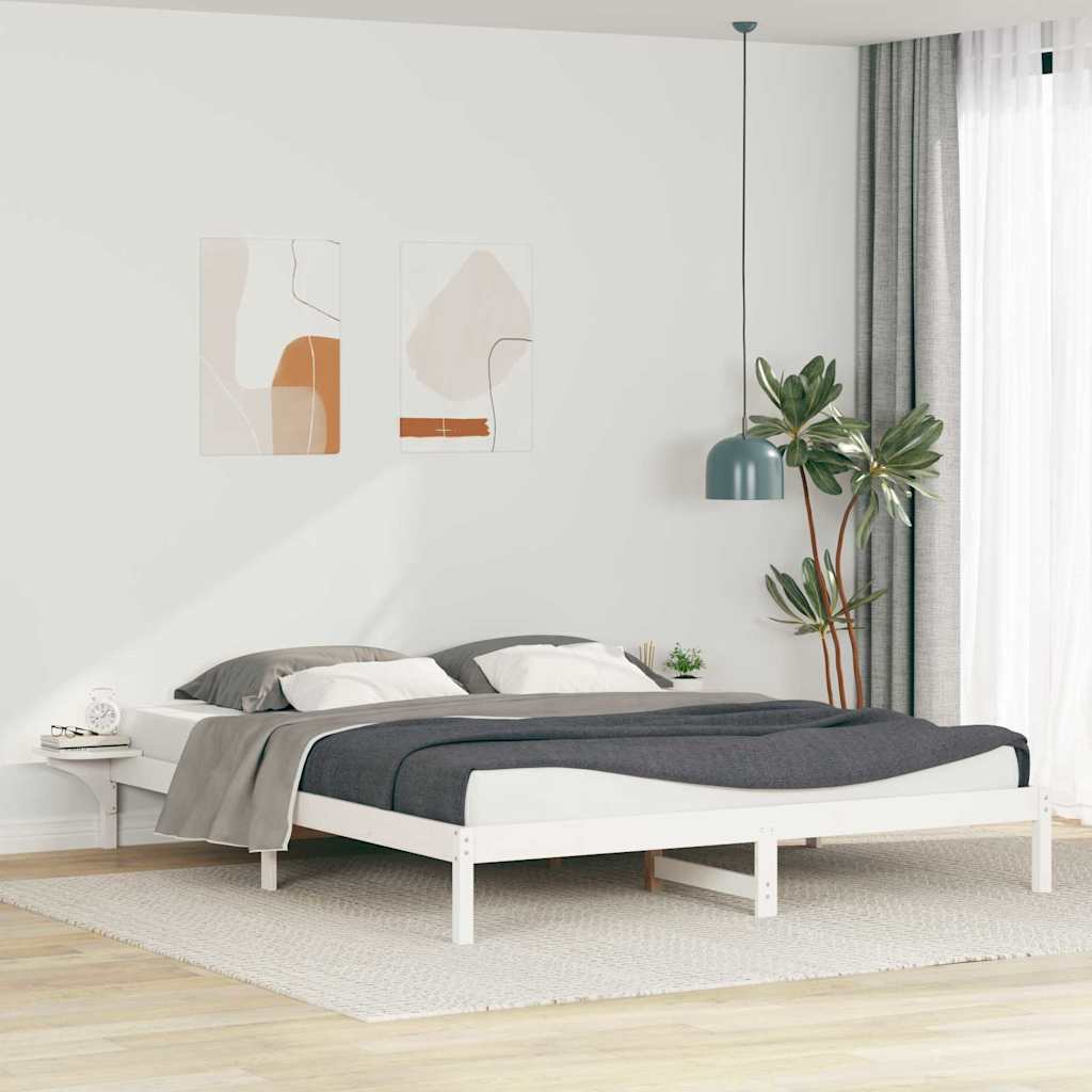 Estrutura de Cama com Mesas de Cabeceira 100 x 210 cm