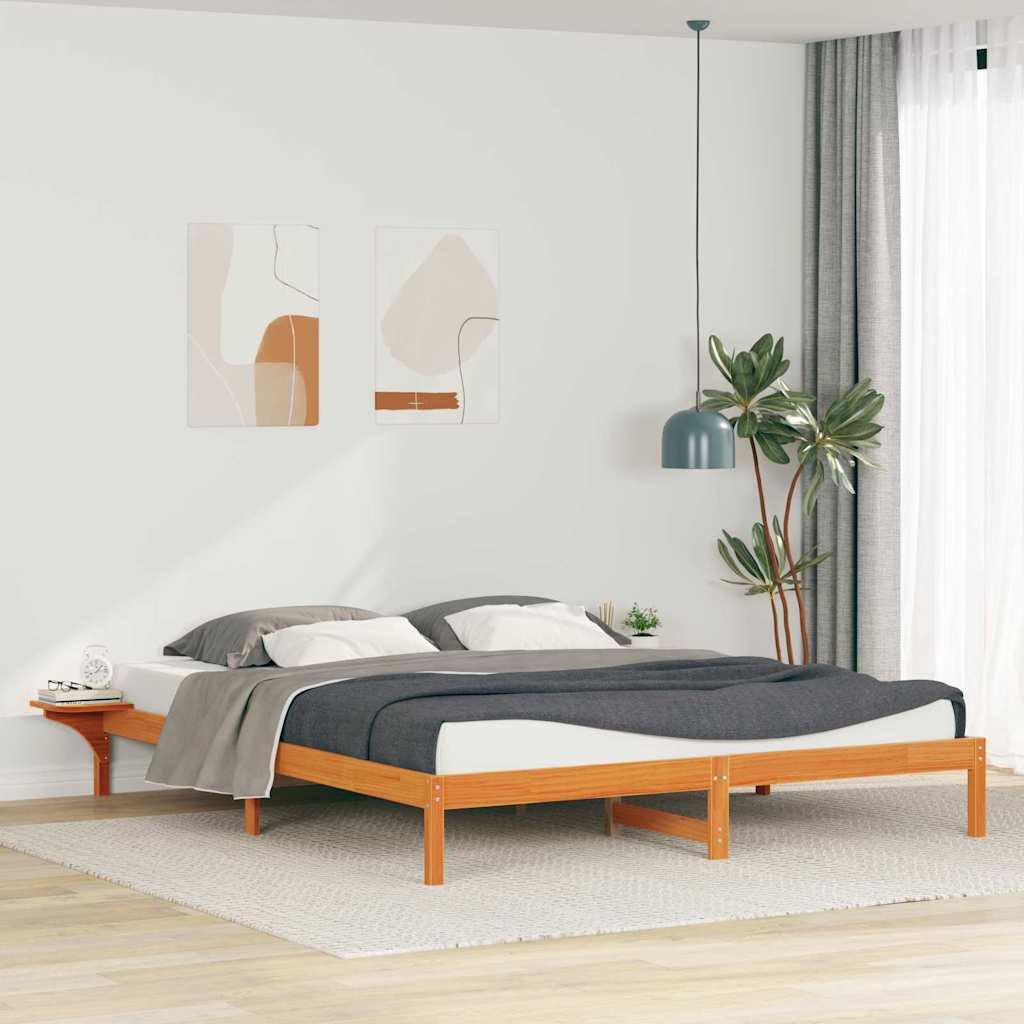 Estrutura de Cama com Mesas de Cabeceira 100 x 210 cm