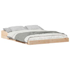 Estructura de cama Marrón 120 x 190 cm Madera de pino macizo