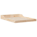 Estructura de cama Marrón 120 x 190 cm Madera de pino macizo