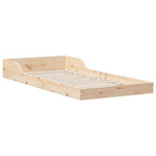 Estructura de cama Natural 100 x 200 cm Madera de pino macizo