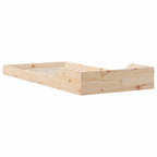 Estructura de cama Natural 100 x 200 cm Madera de pino macizo