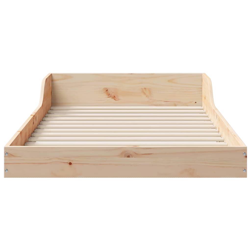 Estructura de cama Natural 100 x 200 cm Madera de pino macizo