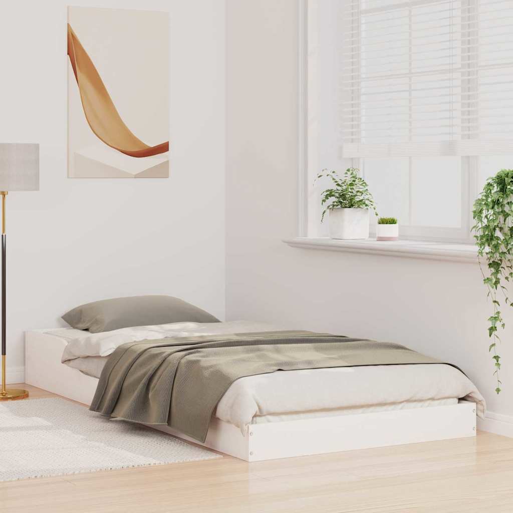 Estructura de cama 100 x 200 cm Madera de pino macizo