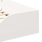 Estructura de cama 100 x 200 cm Madera de pino macizo