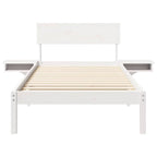 Estructura de cama 100 x 200 cm Madera de pino macizo