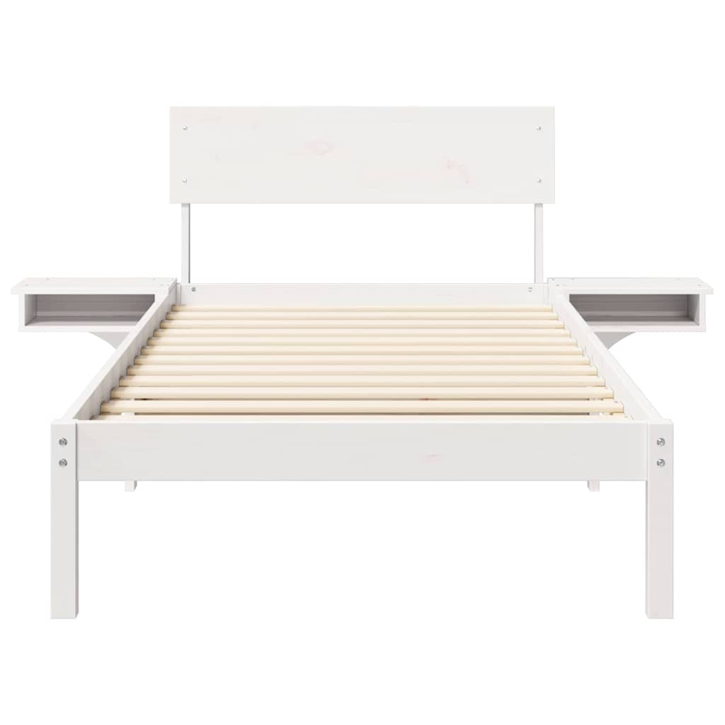 Estructura de cama 100 x 200 cm Madera de pino macizo