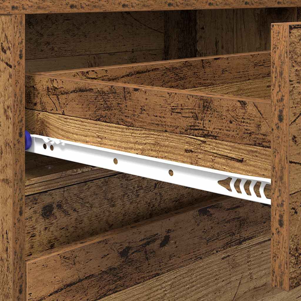 Unidades de TV 2 pcs Madera Vieja 180 x 34 x 50 cm