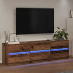 Unidades de TV 2 pcs Madera Vieja 180 x 34 x 50 cm