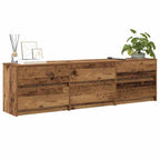 Unidades de TV 2 pcs Madera Vieja 180 x 34 x 50 cm