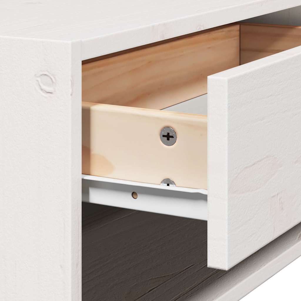 Mesita de Noche 2 pcs 50 x 32,5 x 24 cm Madera maciza de pino