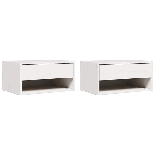 Nightstand 2 pcs 50 x 32.5 x 24 cm Solid pine wood