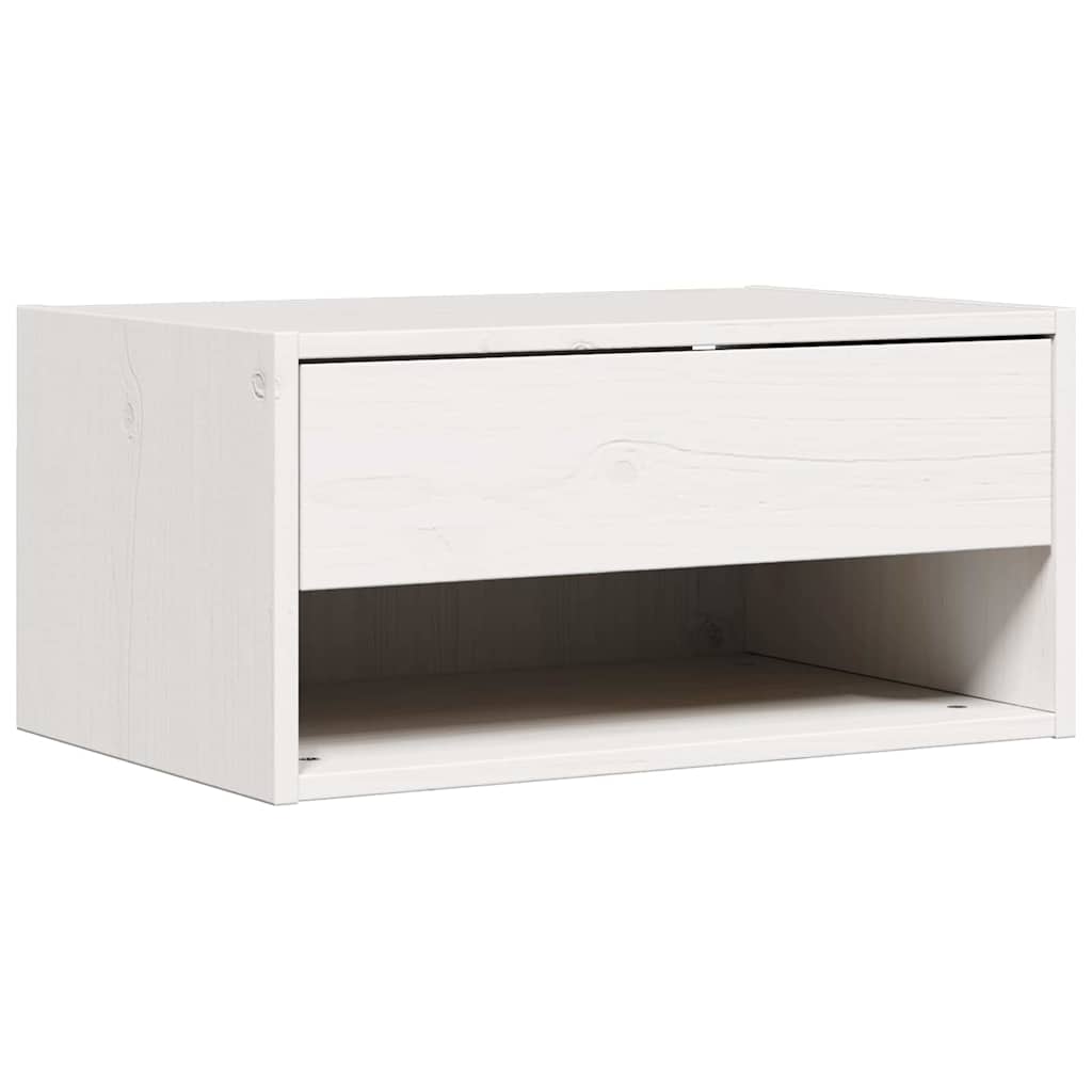 Mesita de Noche 2 pcs 50 x 32,5 x 24 cm Madera maciza de pino