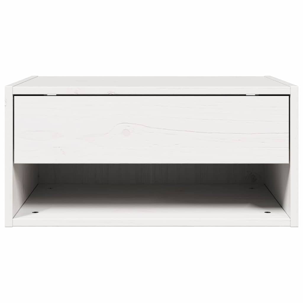 Mesita de Noche 2 pcs 50 x 32,5 x 24 cm Madera maciza de pino