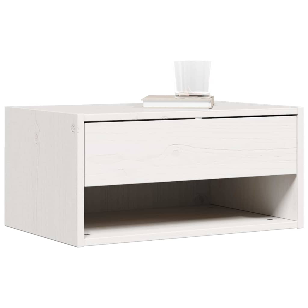 Mesita de Noche 2 pcs 50 x 32,5 x 24 cm Madera maciza de pino