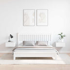Mesita de Noche 2 pcs 37 x 35 x 18,5 cm Madera maciza de pino