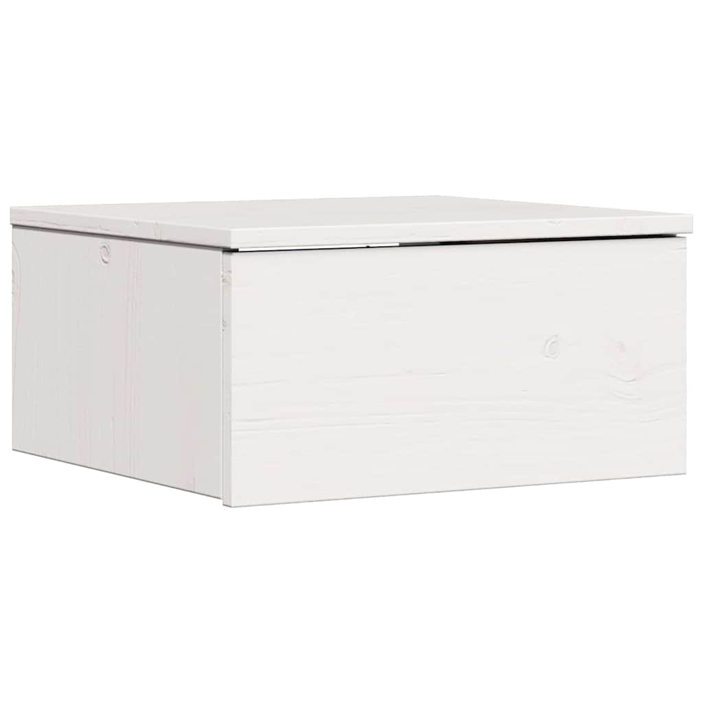 Mesita de Noche 2 pcs 37 x 35 x 18,5 cm Madera maciza de pino