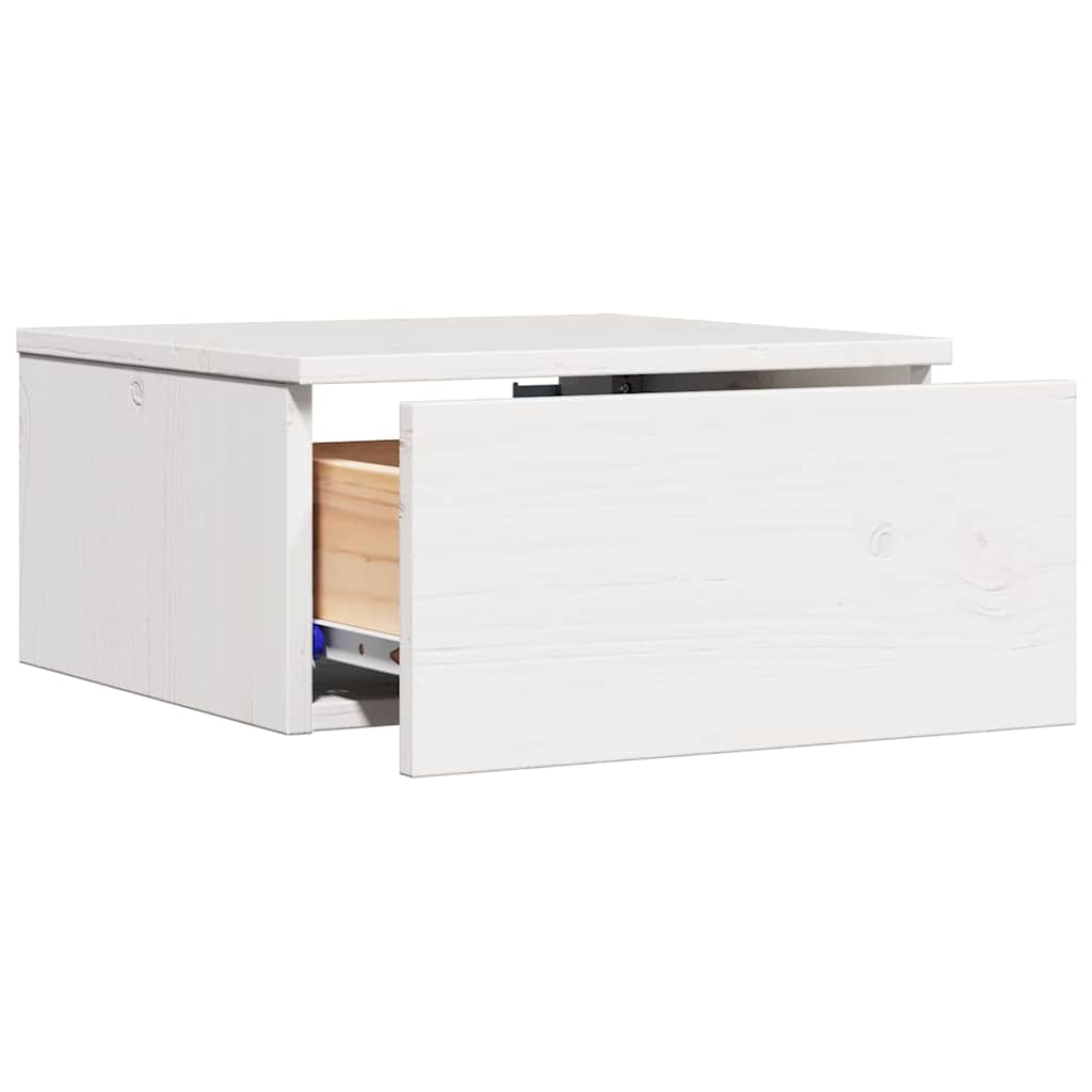 Mesita de Noche 2 pcs 37 x 35 x 18,5 cm Madera maciza de pino