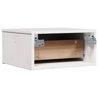 Mesita de Noche 2 pcs 37 x 35 x 18,5 cm Madera maciza de pino