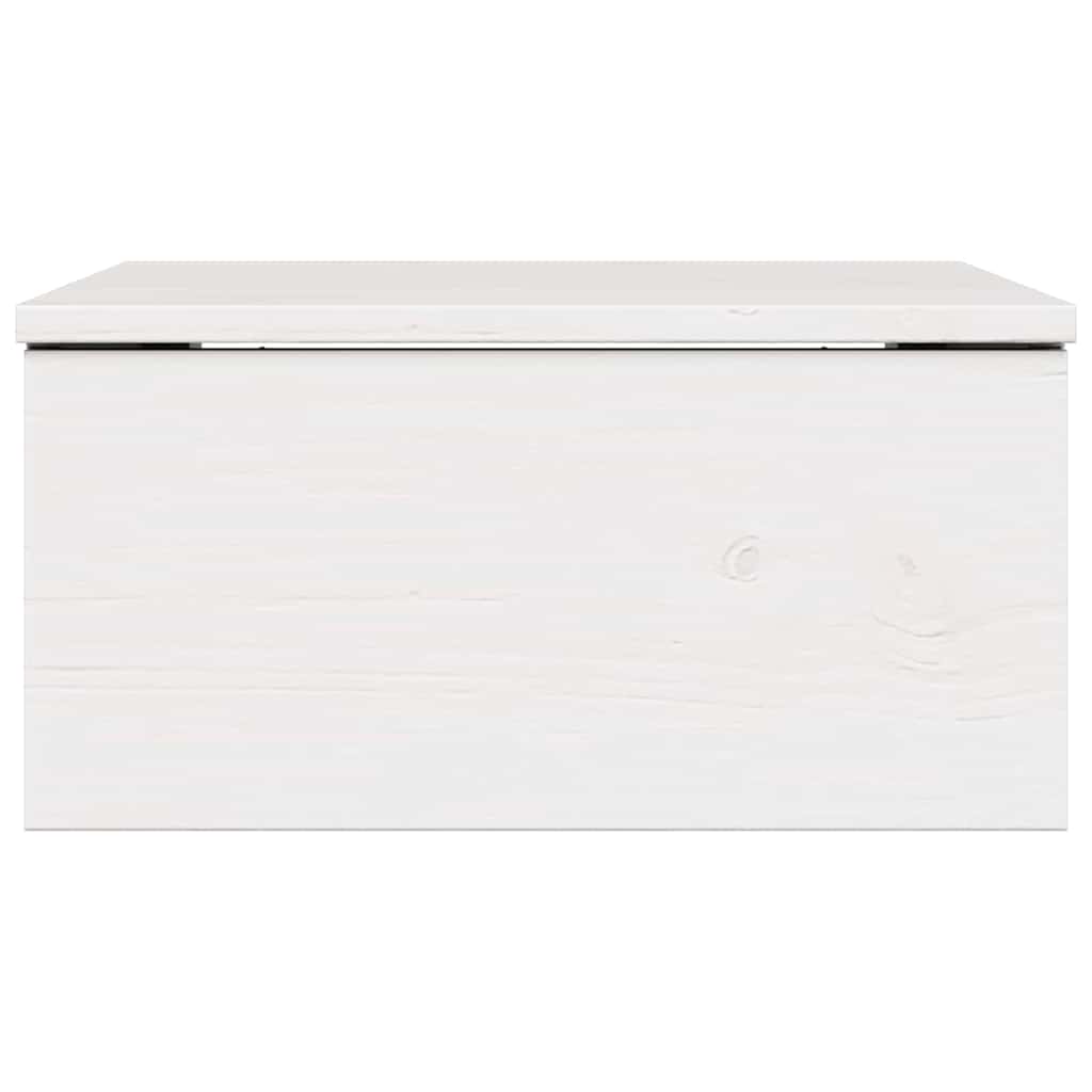 Mesita de Noche 2 pcs 37 x 35 x 18,5 cm Madera maciza de pino