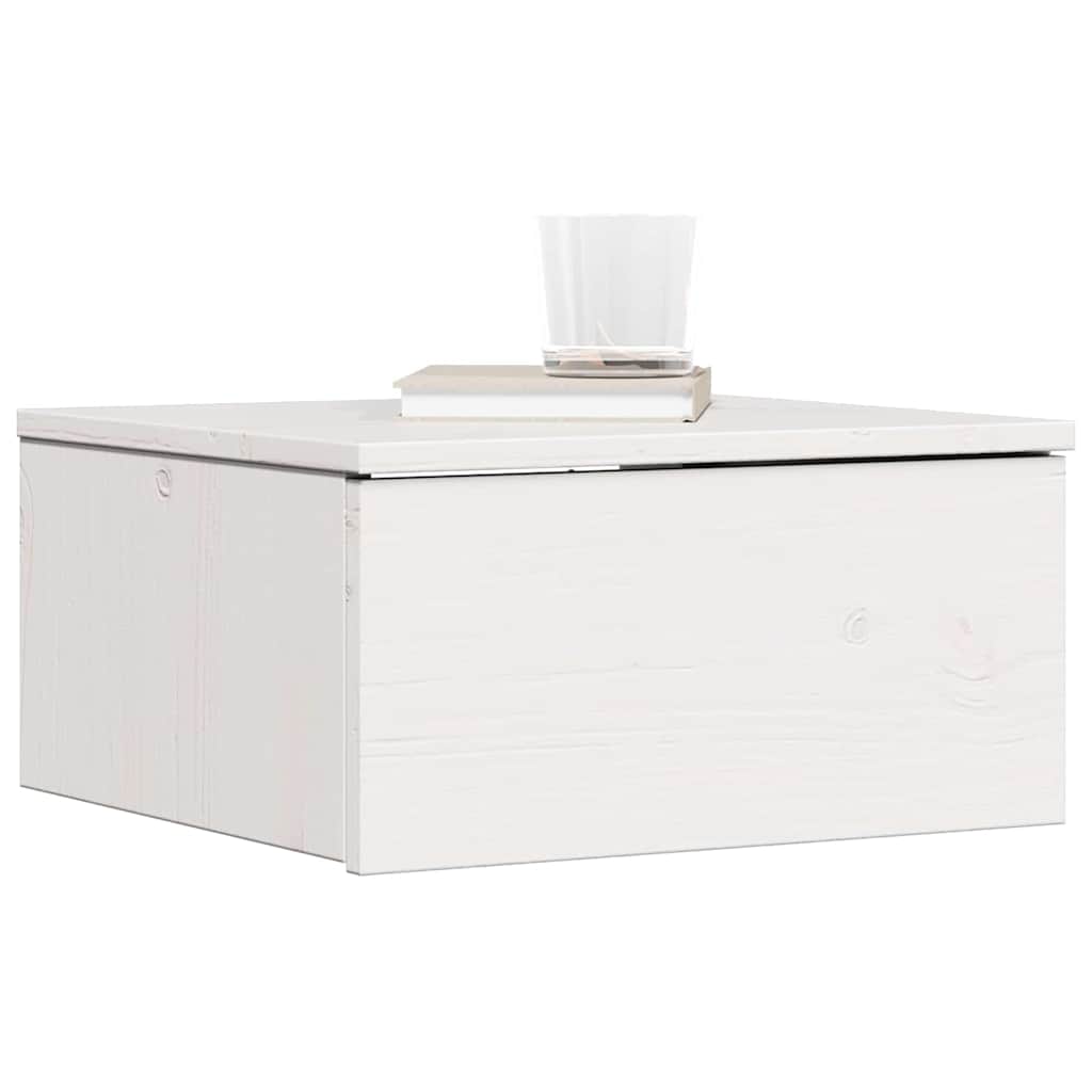 Mesita de Noche 2 pcs 37 x 35 x 18,5 cm Madera maciza de pino