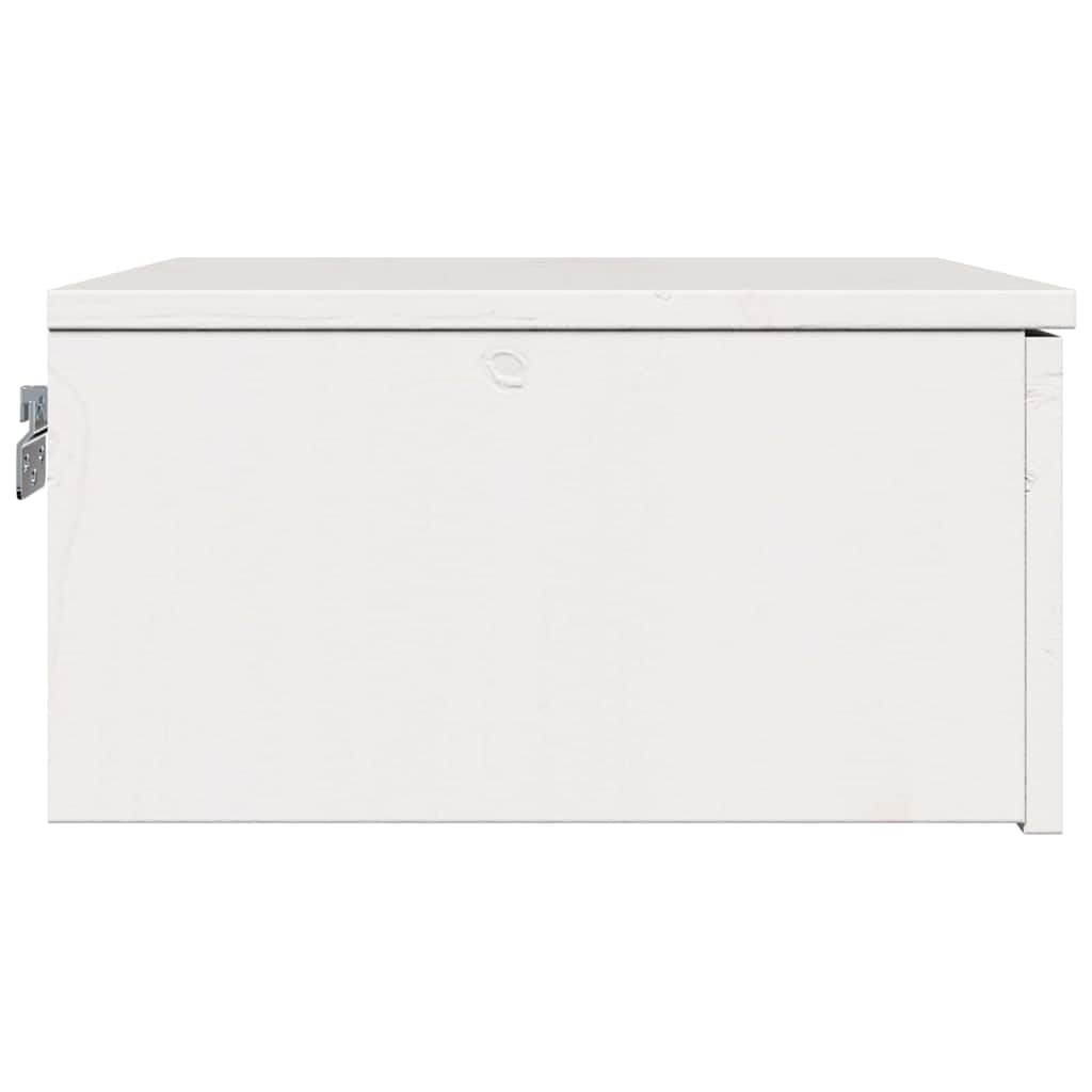 Mesita de Noche 2 pcs 37 x 35 x 18,5 cm Madera maciza de pino