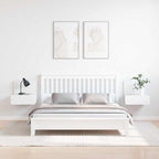 Mesita de Noche 2 pcs 44 x 32,5 x 40 cm Madera maciza de pino