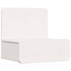 Mesita de Noche 2 pcs 44 x 32,5 x 40 cm Madera maciza de pino
