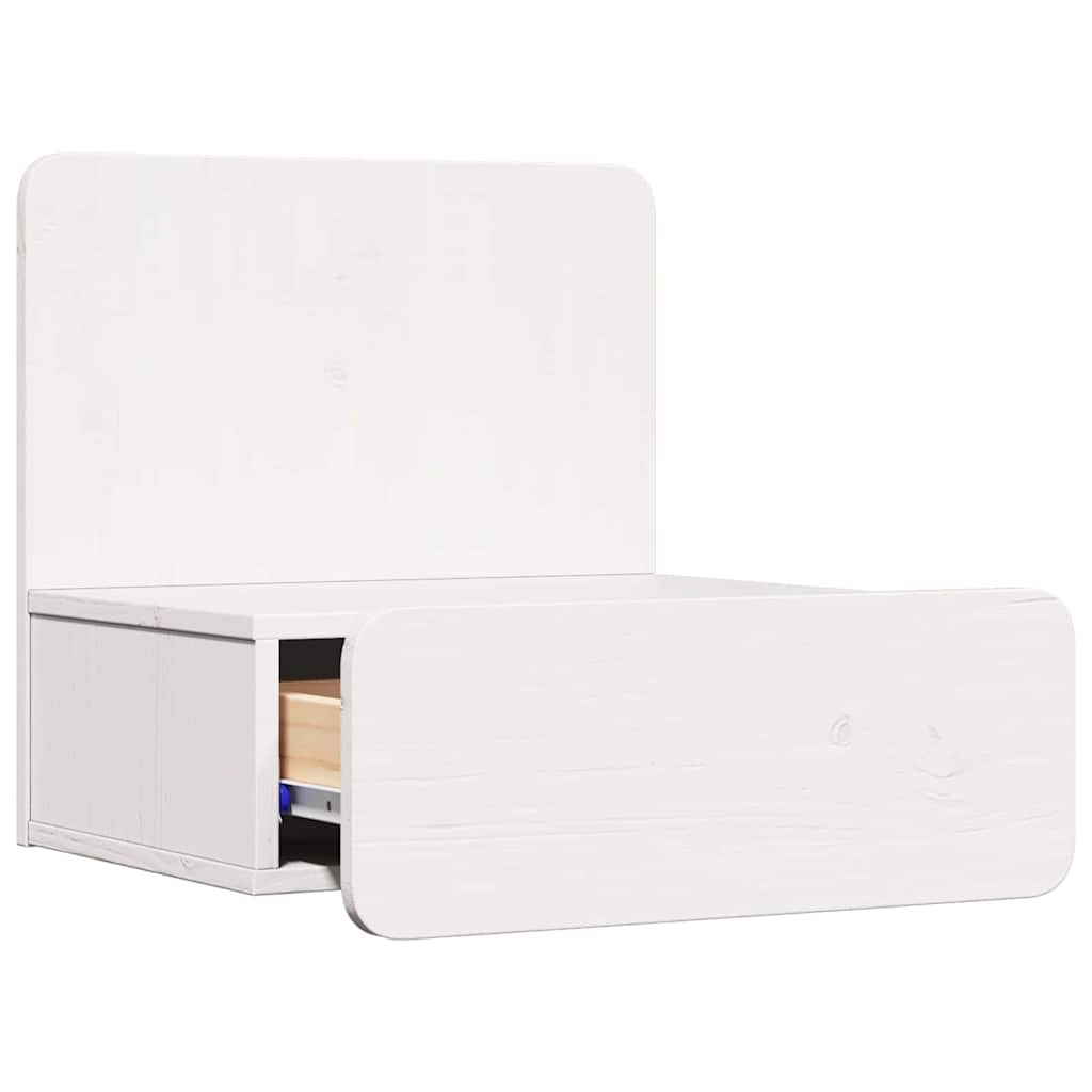 Mesita de Noche 2 pcs 44 x 32,5 x 40 cm Madera maciza de pino