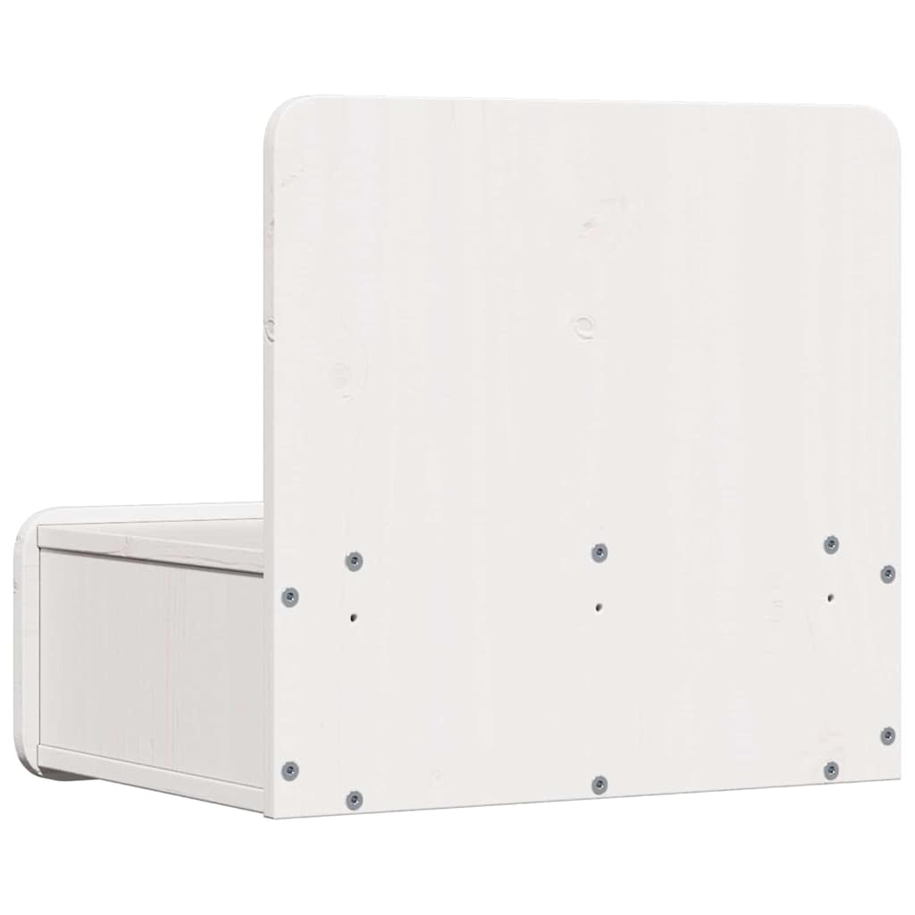 Mesita de Noche 2 pcs 44 x 32,5 x 40 cm Madera maciza de pino
