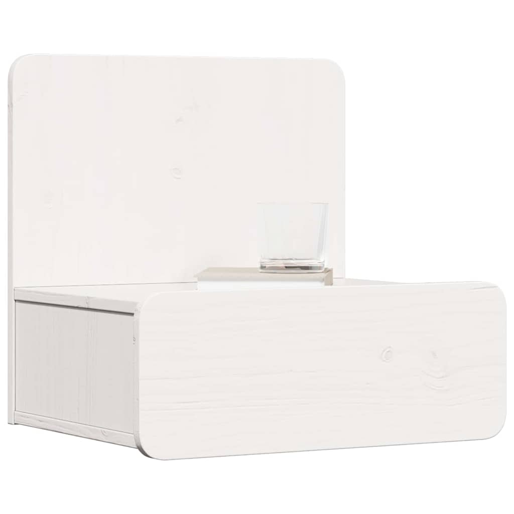 Mesita de Noche 2 pcs 44 x 32,5 x 40 cm Madera maciza de pino