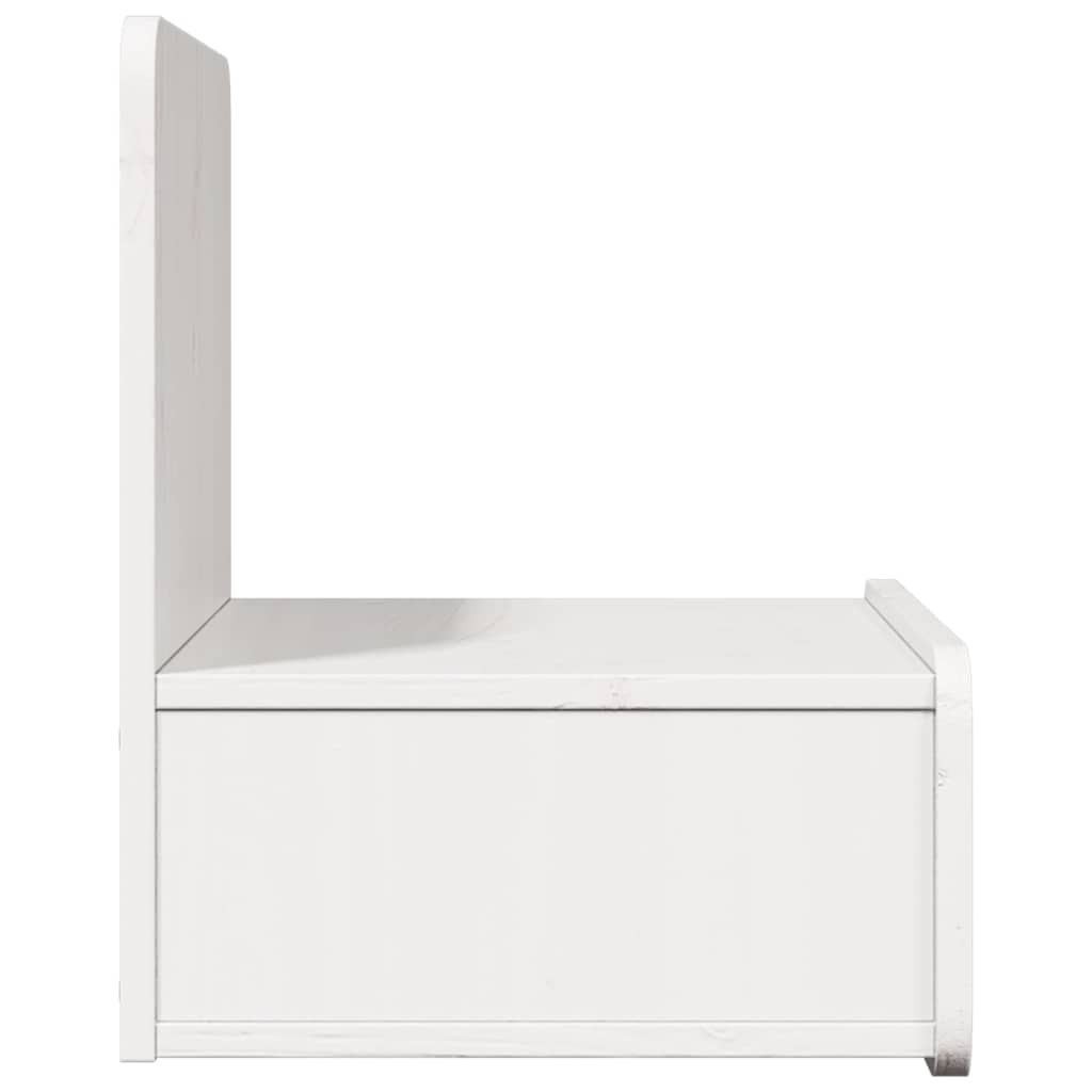 Mesita de Noche 2 pcs 44 x 32,5 x 40 cm Madera maciza de pino