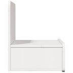 Mesita de Noche 2 pcs 44 x 32,5 x 40 cm Madera maciza de pino