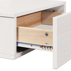 Mesita de Noche 2 pcs 42 x 32,5 x 40 cm Madera maciza de pino