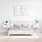 Mesita de Noche 2 pcs 42 x 32,5 x 40 cm Madera maciza de pino