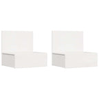 Mesita de Noche 2 pcs 42 x 32,5 x 40 cm Madera maciza de pino