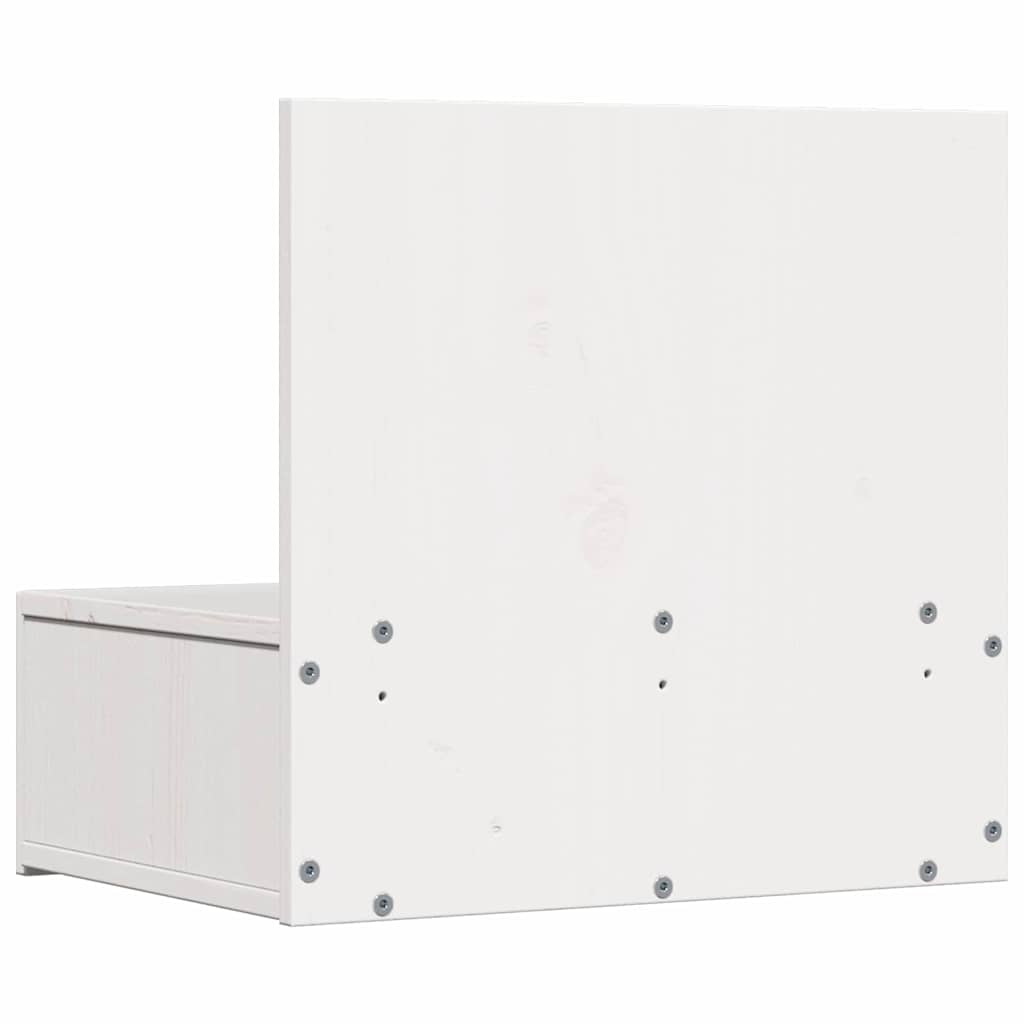 Mesita de Noche 2 pcs 42 x 32,5 x 40 cm Madera maciza de pino