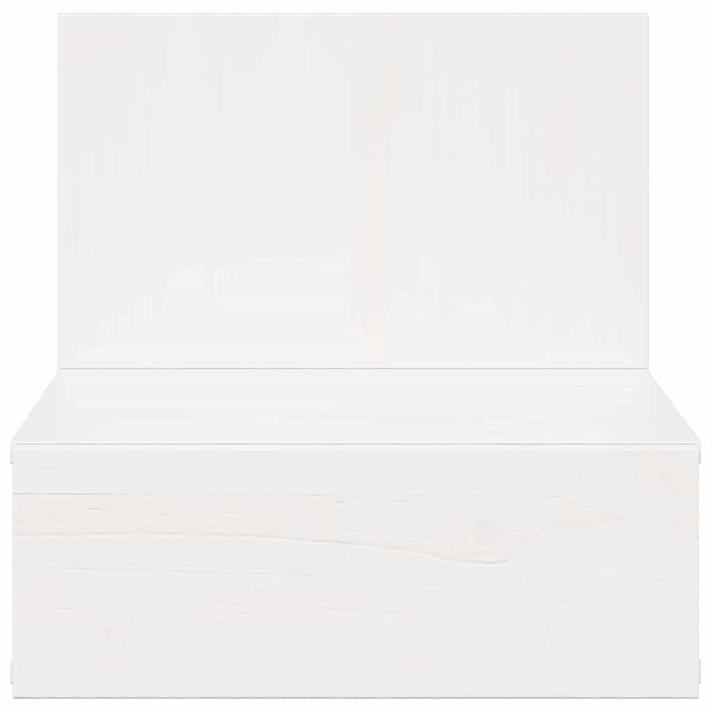 Mesita de Noche 2 pcs 42 x 32,5 x 40 cm Madera maciza de pino