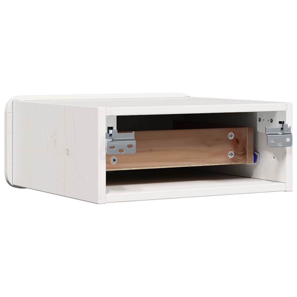 Mesita de Noche 2 pcs 39 x 34 x 16,5 cm Madera maciza de pino