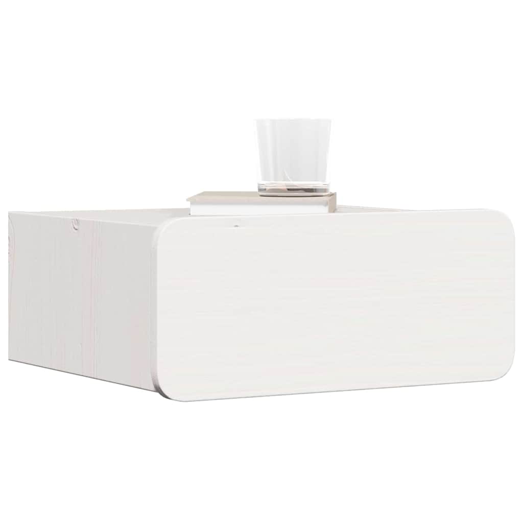 Mesita de Noche 2 pcs 39 x 34 x 16,5 cm Madera maciza de pino