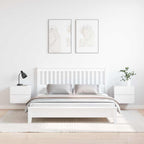 Mesita de Noche 2 pcs 39 x 34 x 33 cm Madera de pino maciza