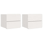 Mesita de Noche 2 pcs 39 x 34 x 33 cm Madera de pino maciza