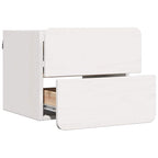 Mesita de Noche 2 pcs 39 x 34 x 33 cm Madera de pino maciza