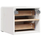 Mesita de Noche 2 pcs 39 x 34 x 33 cm Madera de pino maciza
