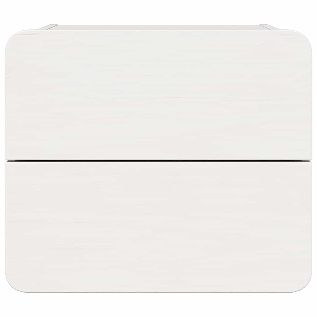 Mesita de Noche 2 pcs 39 x 34 x 33 cm Madera de pino maciza